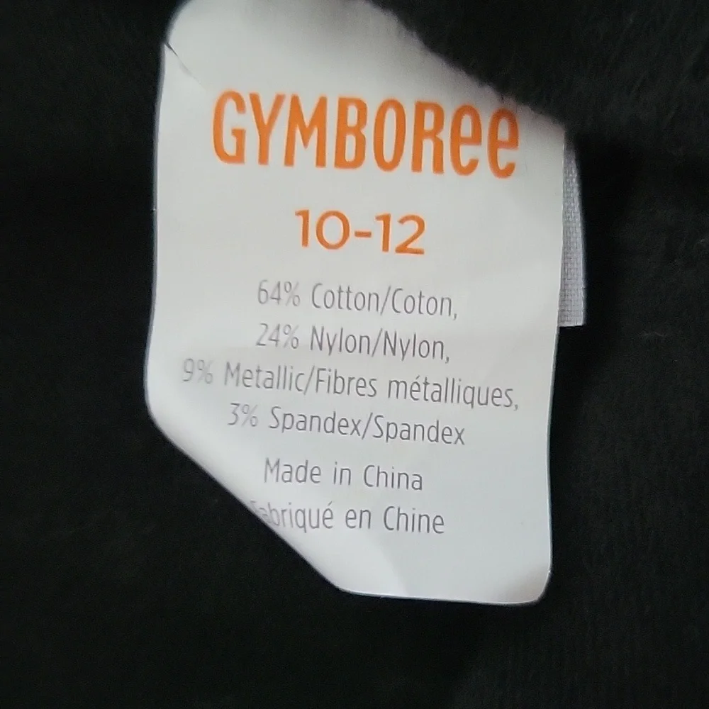Gymboree Black & White Winter Plaid Dress/Pants Set Size 8/10 Girls